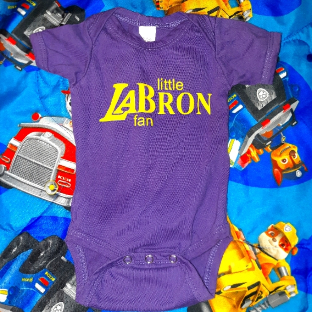 Lebron James Lakers onesie